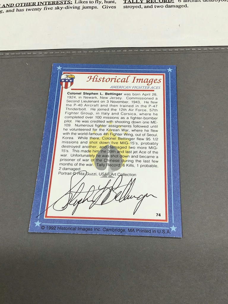 Korean War Aces Memorabilia - image 5 of 15
