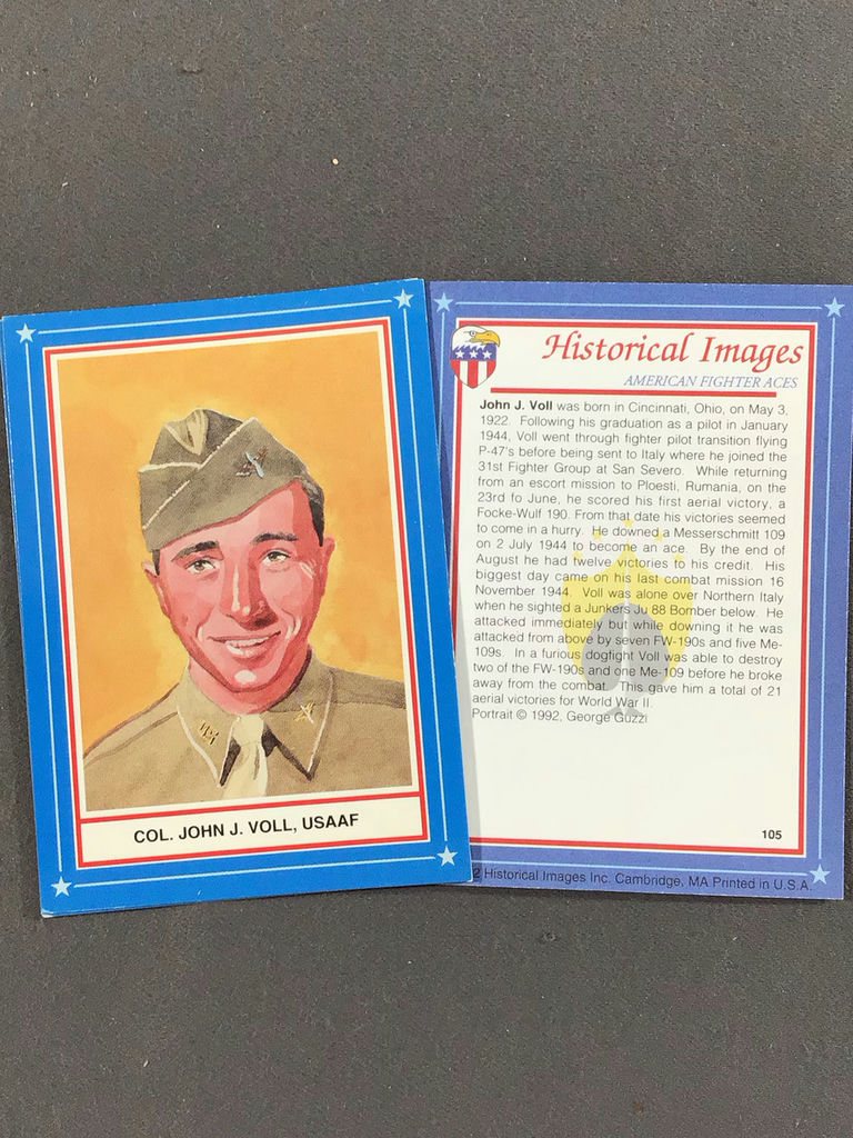 American Fighter Aces Trading Cards - Color Set - image 8 of 8