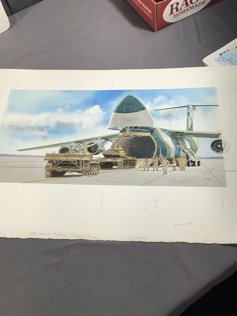 Unframed Airplane Illustrations - George Guzzi - image 5 of 25