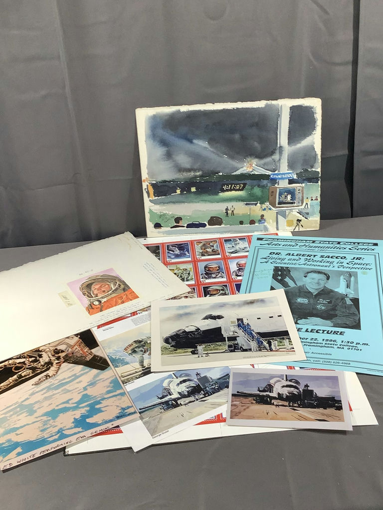 Watercolors and More Space Ephemera - George Guzzi - image 1 of 19