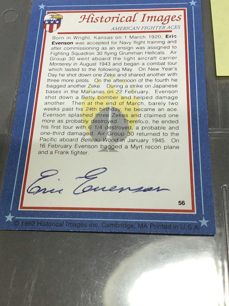 WWII Aces - U.S. Navy Memorabilia - image 5 of 20