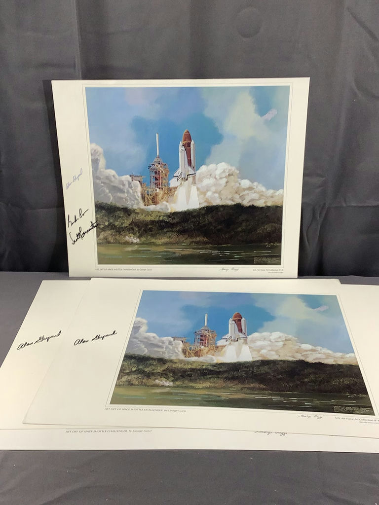 Space Shuttle Challenger Signed Prints - George Guzzi - image 2 of 8