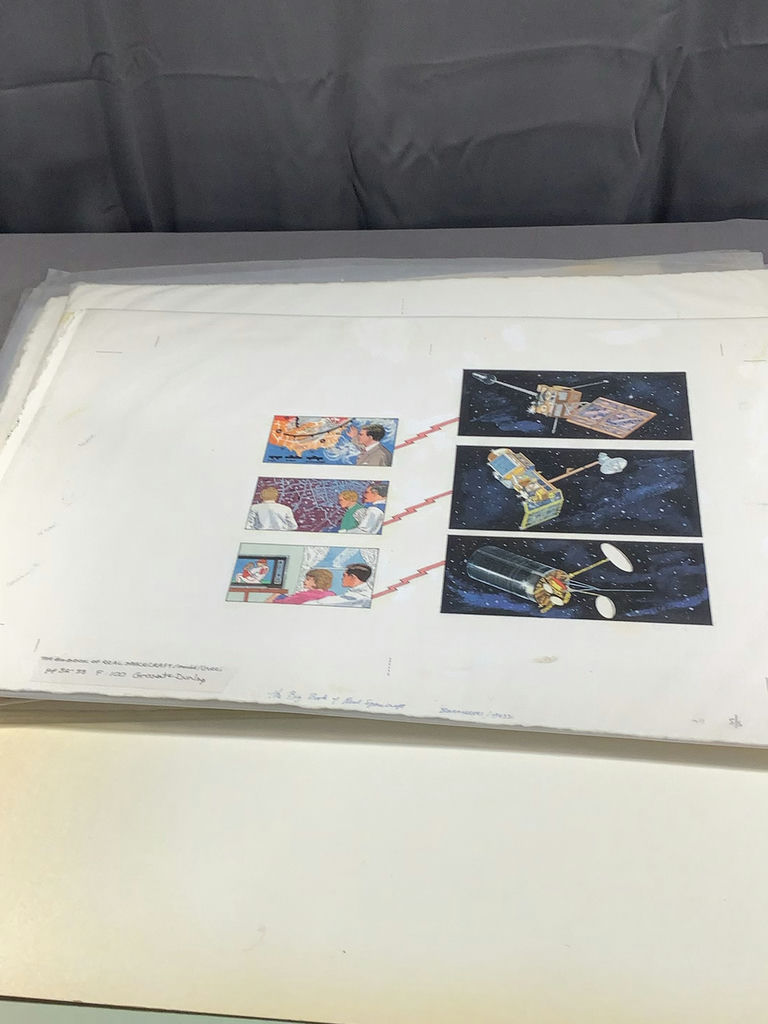 Watercolor Illustrations from Spacecraft Book - George Guzzi - image 14 of 23