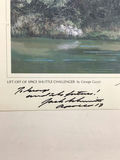 Astronaut Signed Space Shuttle Challenger Print - George Guzzi - thumbnail 3 of 6