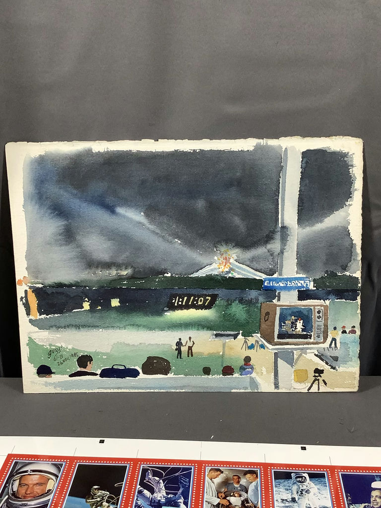 Watercolors and More Space Ephemera - George Guzzi - image 2 of 19