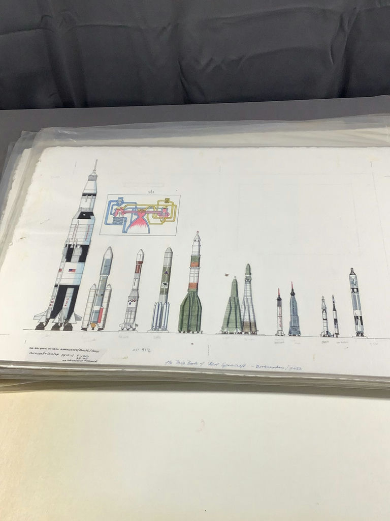 Watercolor Illustrations from Spacecraft Book - George Guzzi - image 7 of 23