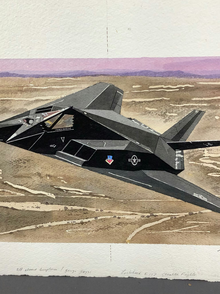 Unframed Airplane Illustrations - George Guzzi - image 12 of 25
