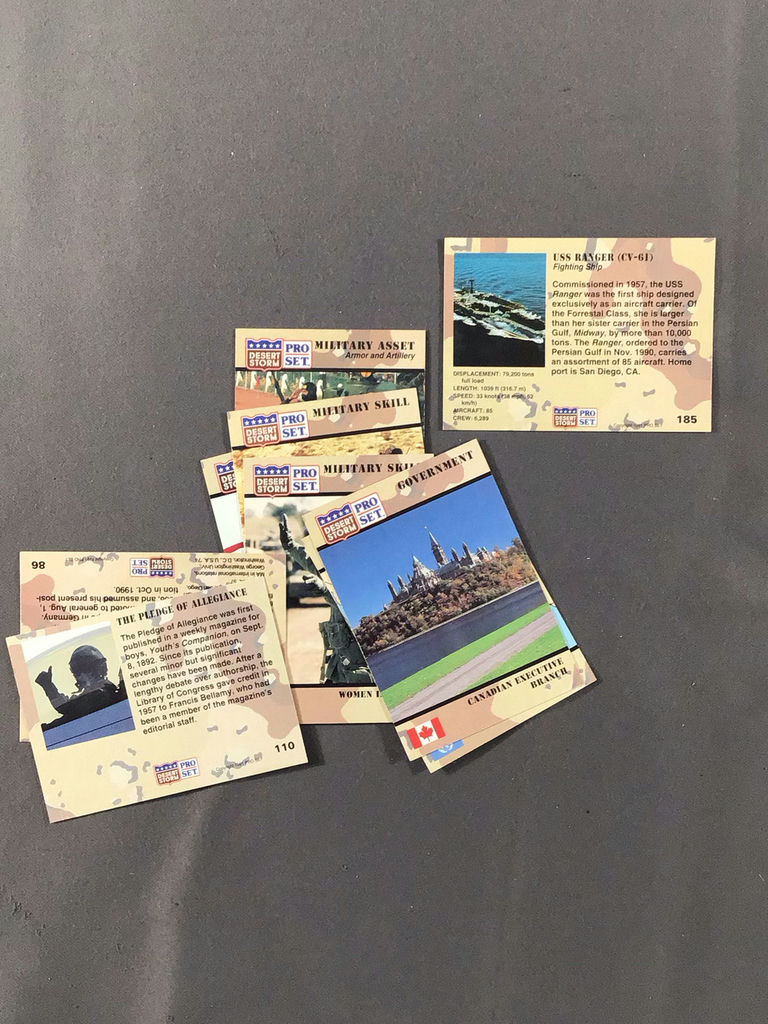 Topps / ProSet Desert Storm Trading Cards - image 8 of 8