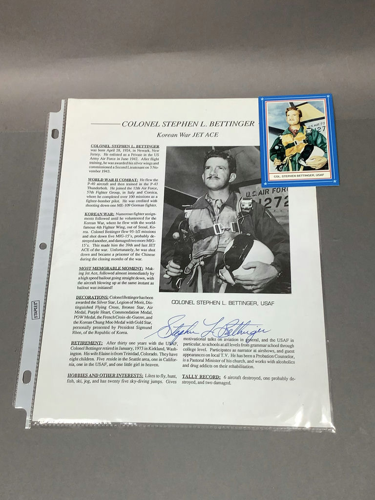 Korean War Aces Memorabilia - image 2 of 15