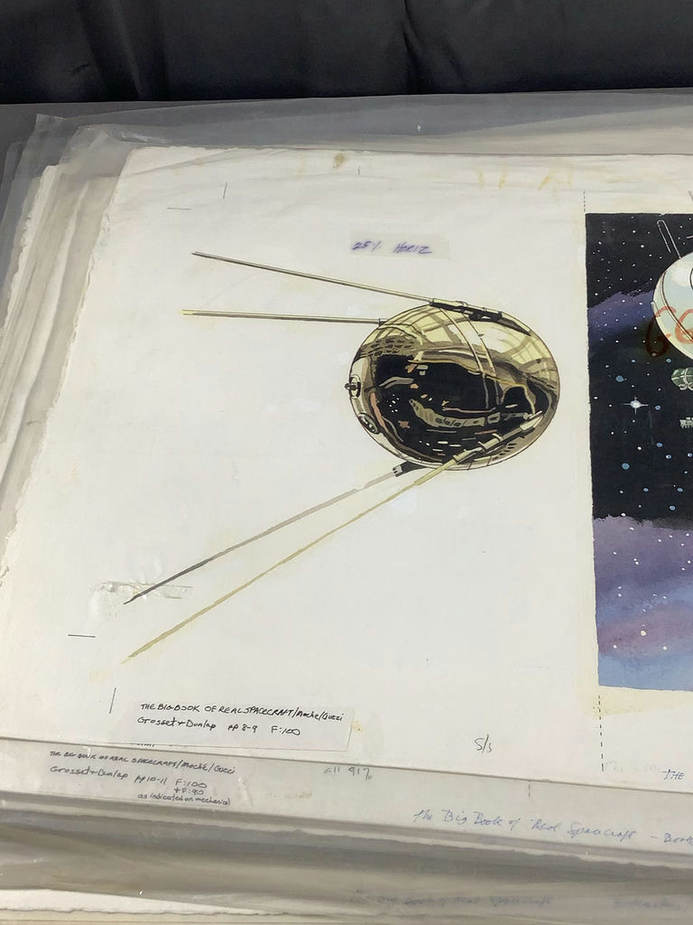 Watercolor Illustrations from Spacecraft Book - George Guzzi - image 6 of 23