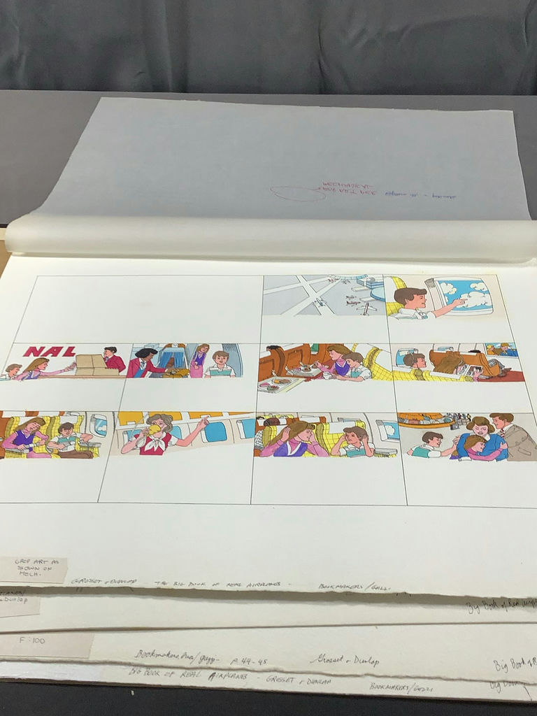 Watercolor Illustrations from Airplane Book - George Guzzi - image 18 of 23