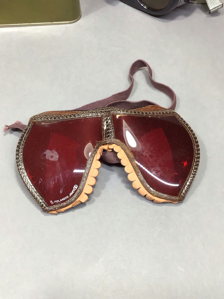 WWII Polaroid Goggles, Compass & Wallet - image 6 of 17