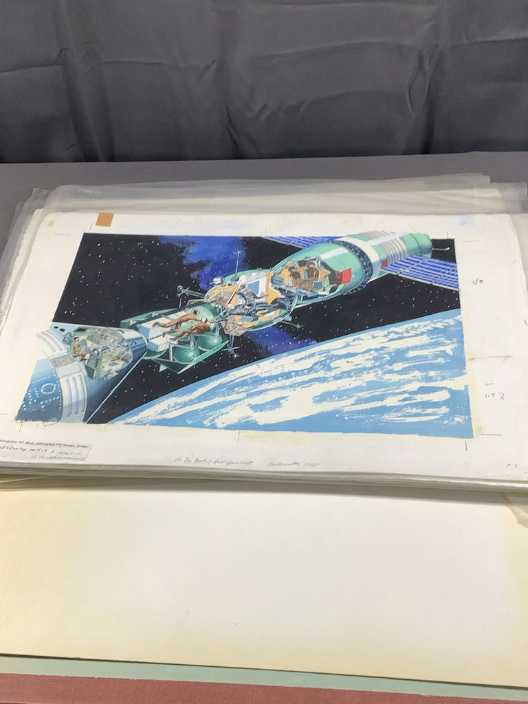 Watercolor Illustrations from Spacecraft Book - George Guzzi - image 10 of 23