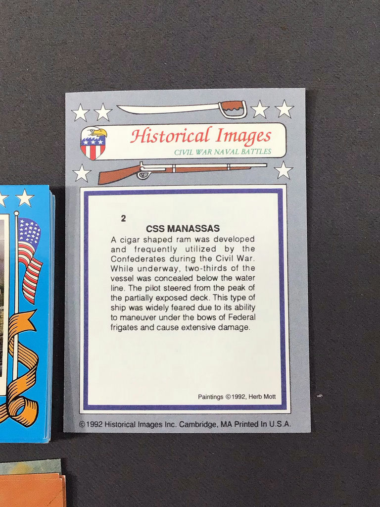 Civil War Naval Battles Trading Cards - image 4 of 8