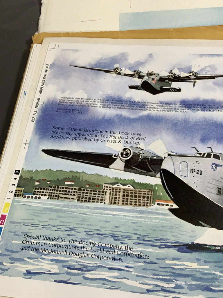 Unframed Airplane Illustrations - George Guzzi - image 9 of 25