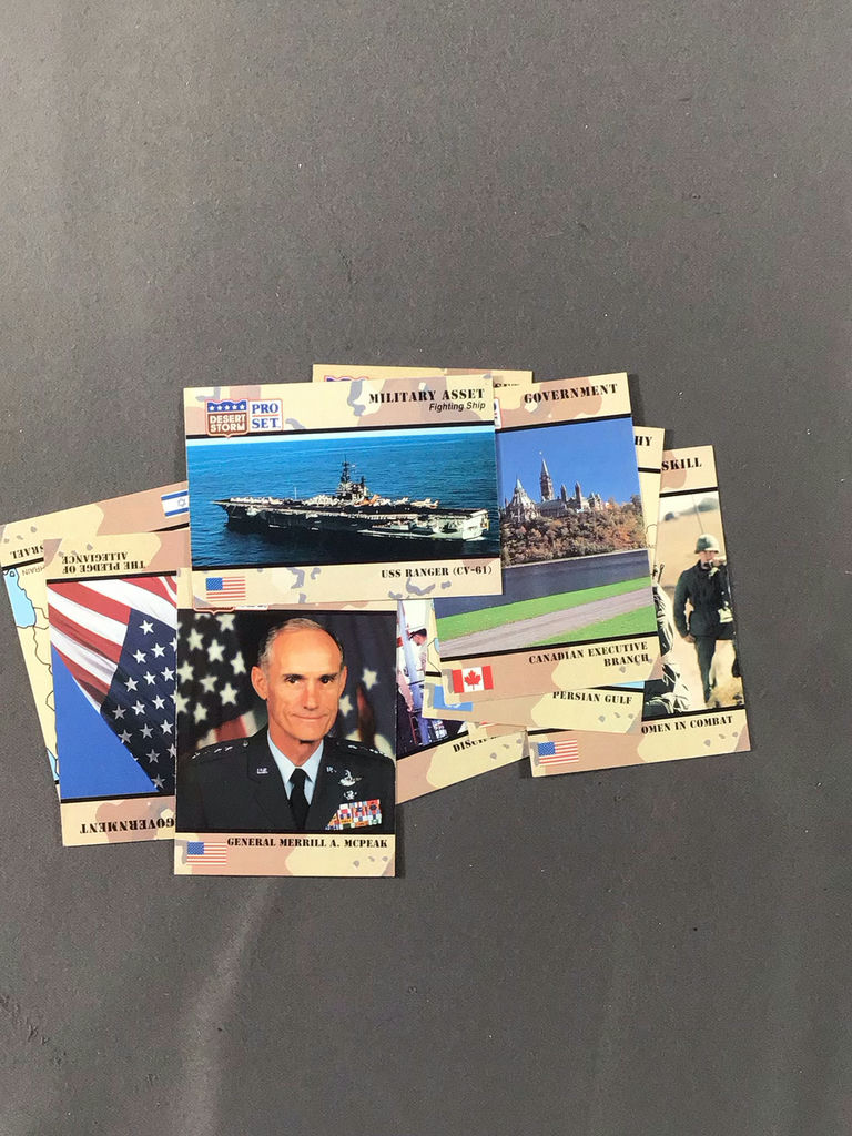Topps / ProSet Desert Storm Trading Cards - image 7 of 8