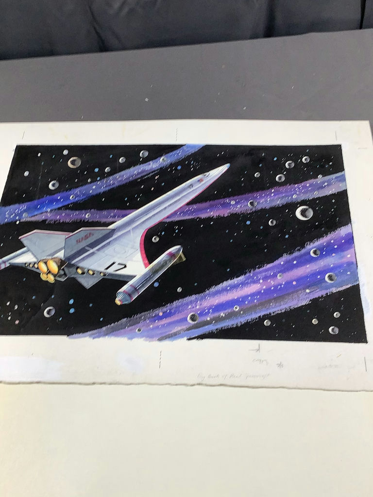 Watercolor Illustrations from Spacecraft Book - George Guzzi - image 23 of 23