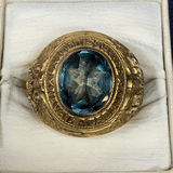 U.S. Naval Academy 1945 Class Ring - 14K & Topaz (17+dwt) - thumbnail 4 of 13