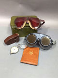 WWII Polaroid Goggles, Compass & Wallet - thumbnail 1 of 17