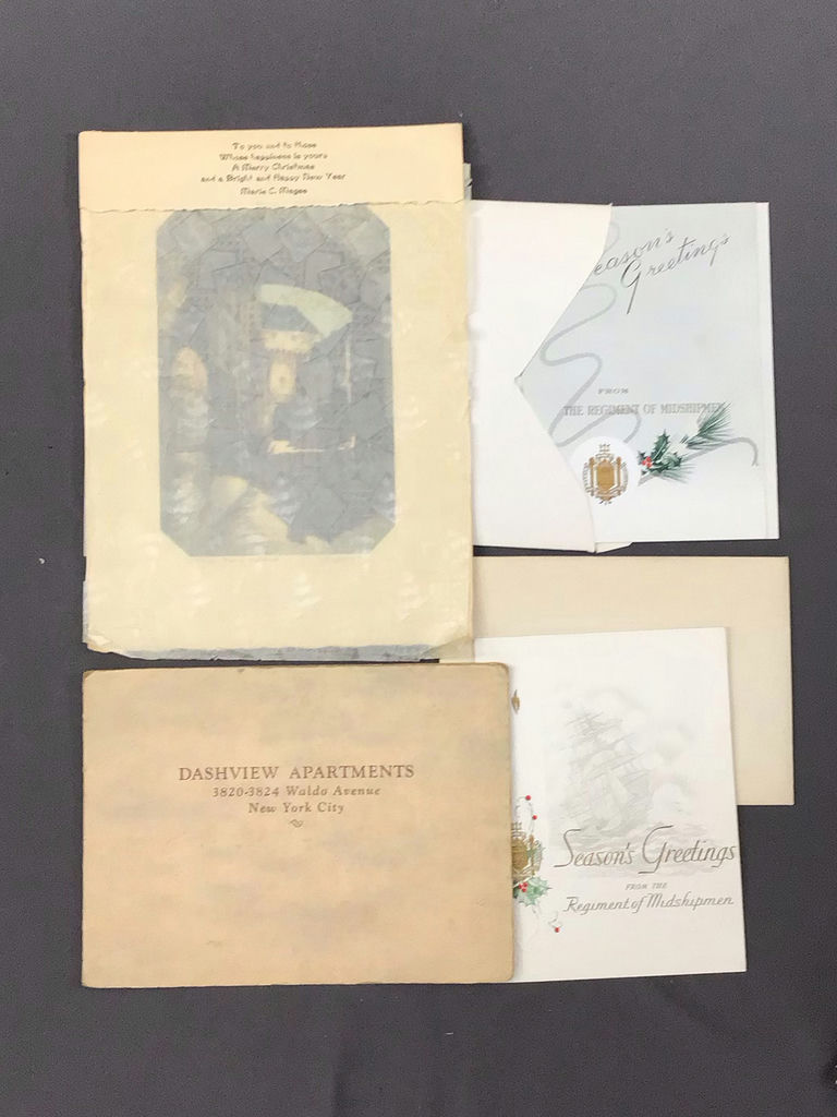 Antique U.S. Navy Christmas Cards - image 7 of 11