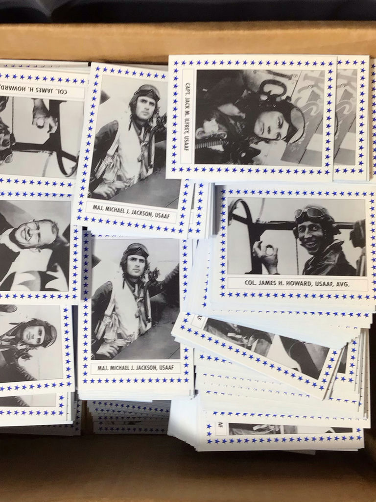American Fighter Aces Trading Cards - Black & White Set - image 7 of 7