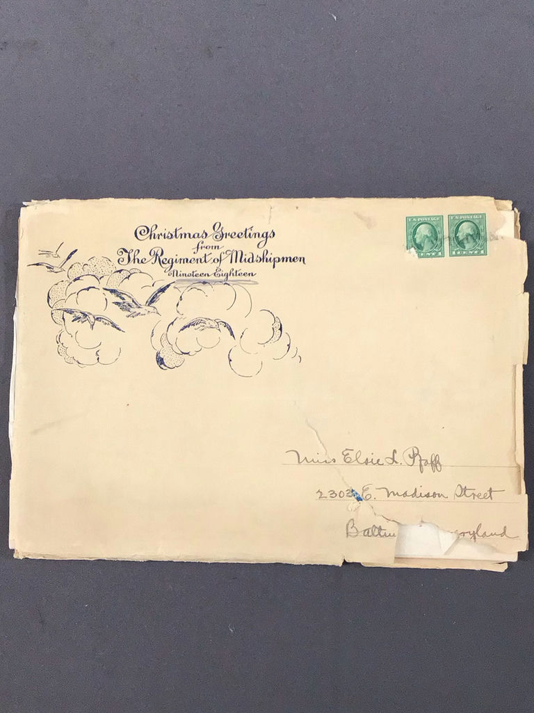 Antique U.S. Navy Christmas Cards - image 4 of 11