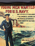 WWI U.S. Navy Recruitment Wall Plaque - thumbnail 1 of 6