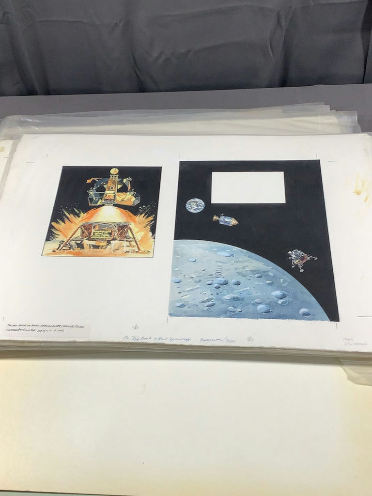 Watercolor Illustrations from Spacecraft Book - George Guzzi - image 9 of 23