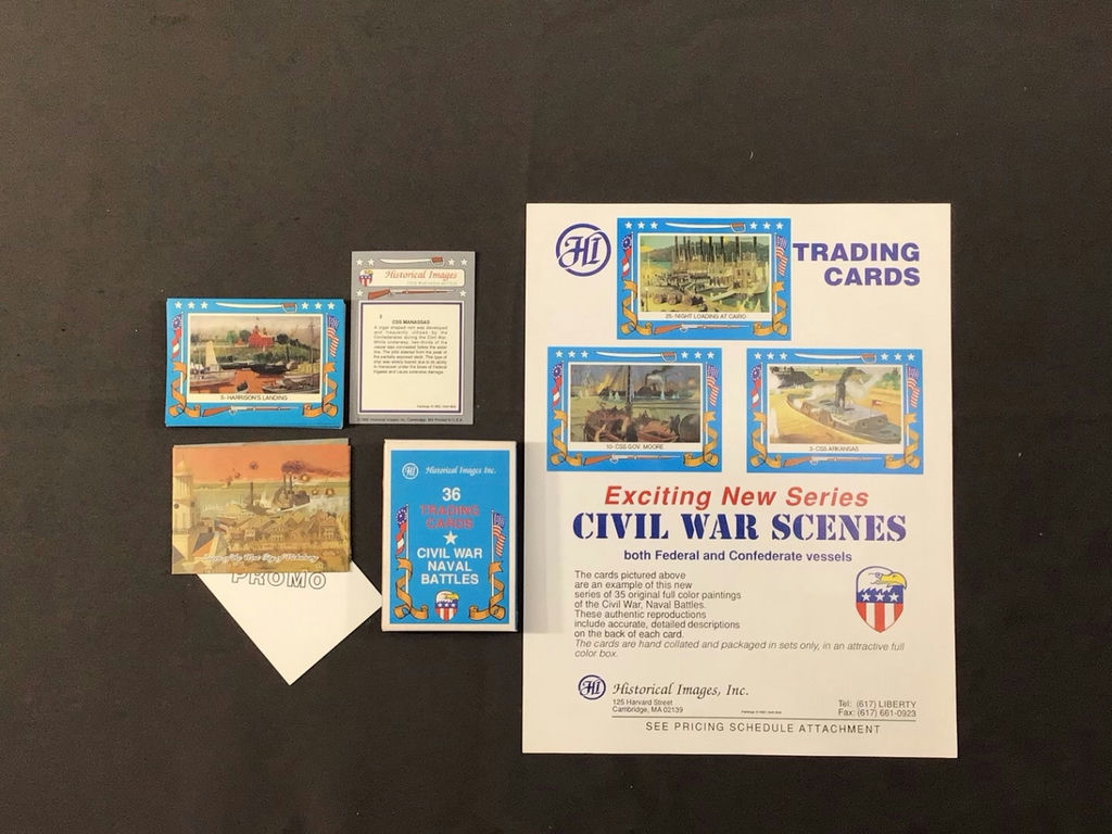 Civil War Naval Battles Trading Cards - image 1 of 8