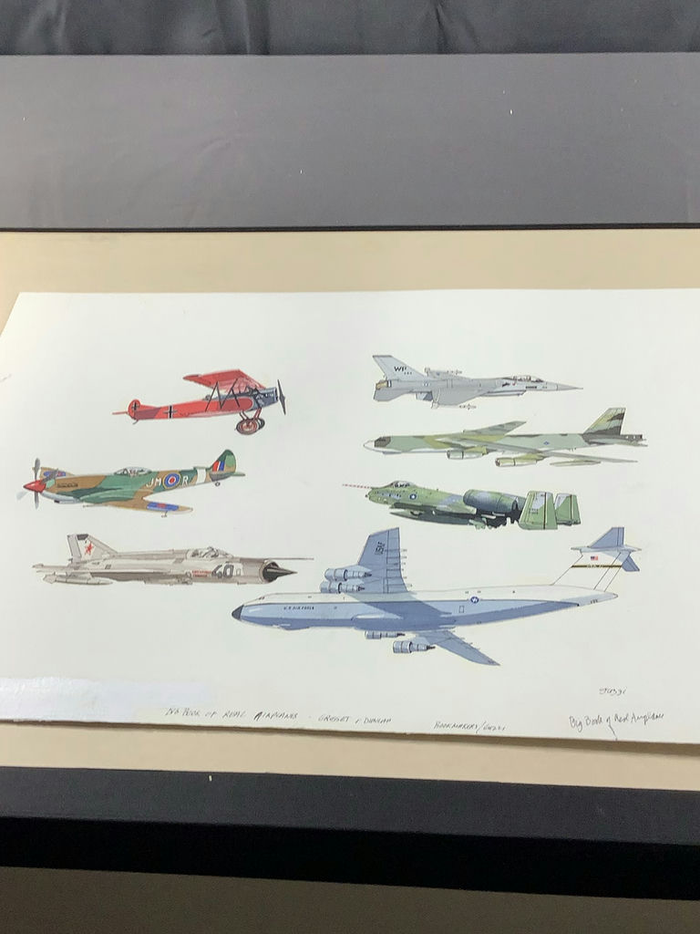 Watercolor Illustrations from Airplane Book - George Guzzi - image 22 of 23