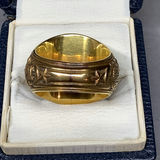 U.S. Naval Academy 1945 Class Ring - 14K & Topaz (17+dwt) - thumbnail 9 of 13