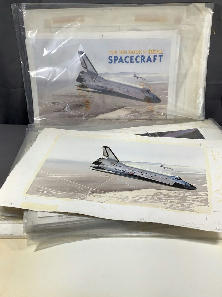 Watercolor Illustrations from Spacecraft Book - George Guzzi - image 1 of 23