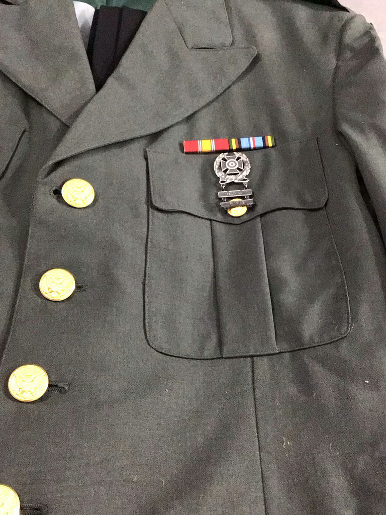 U.S. Army Dress Coat w/ Sterling Badge (8+dwt) - image 4 of 16