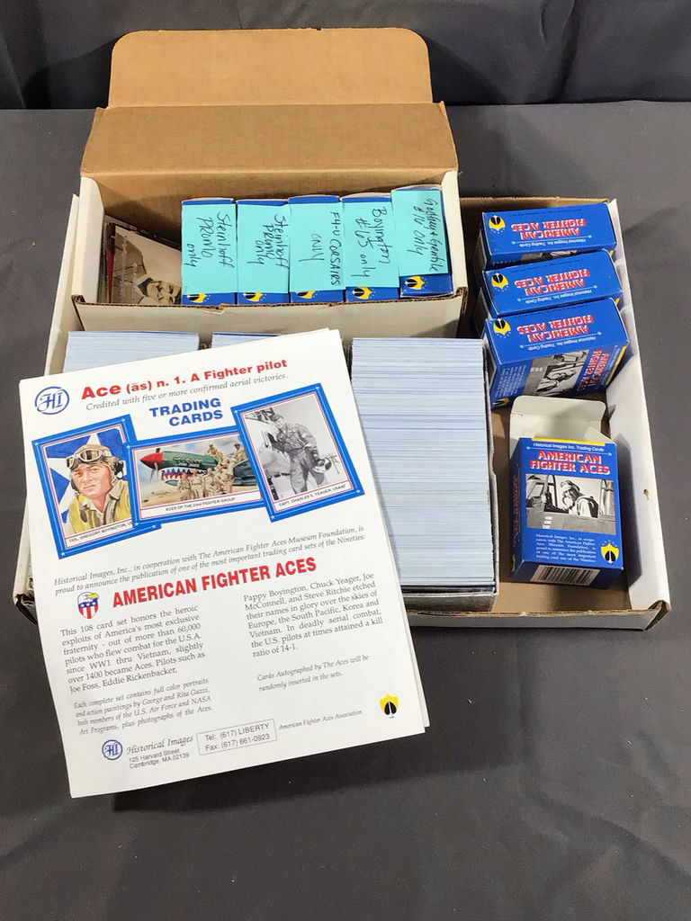 American Fighter Aces Trading Cards - Color Set - image 1 of 8