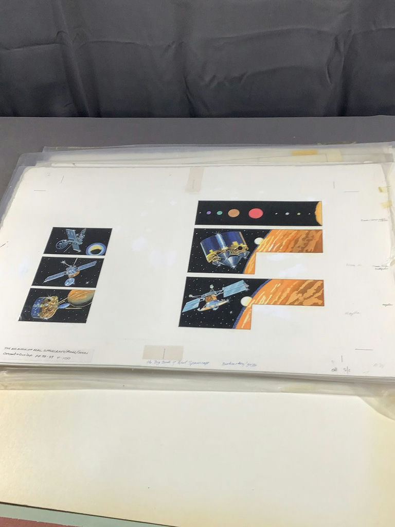 Watercolor Illustrations from Spacecraft Book - George Guzzi - image 17 of 23