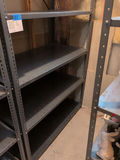 Gray Metal Storage Shelving Unit - thumbnail 3 of 4