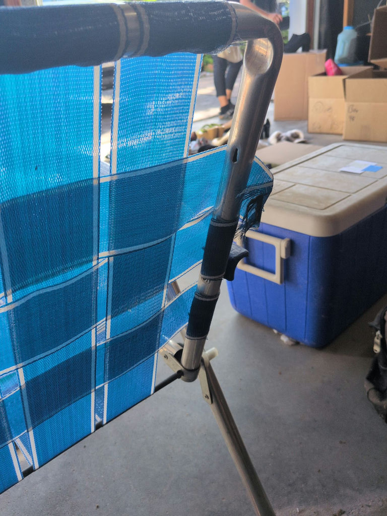 Pair of Blue Folding Lawn Chairs - image 5 of 6
