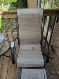 Outdoor Patio Swivel Chair and Ottoman - thumbnail 2 of 7
