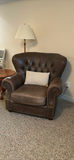 Brown Tufted Leather Armchair - thumbnail 6 of 6