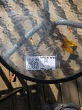 Round Glass Patio Side Table - thumbnail 5 of 5