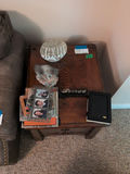 Wooden End Table with Drawer and Cabinet - thumbnail 4 of 6