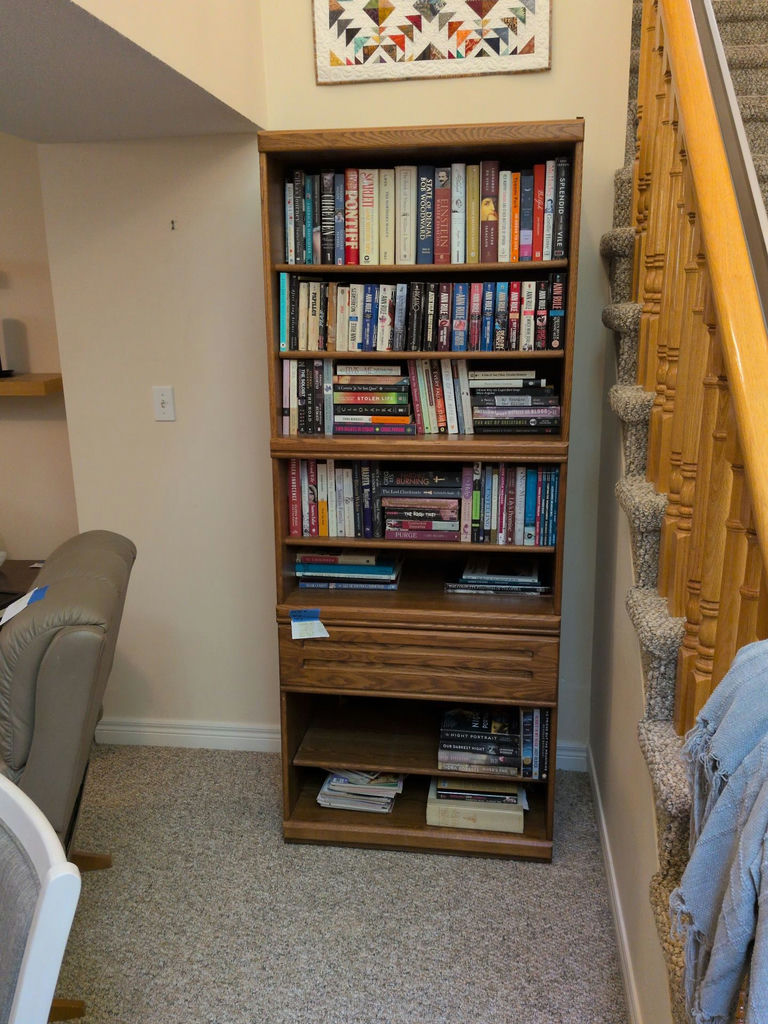 Wooden Bookshelf Cabinet with Drawer - image 1 of 4