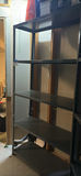Black Metal Storage Shelving Unit - thumbnail 2 of 3