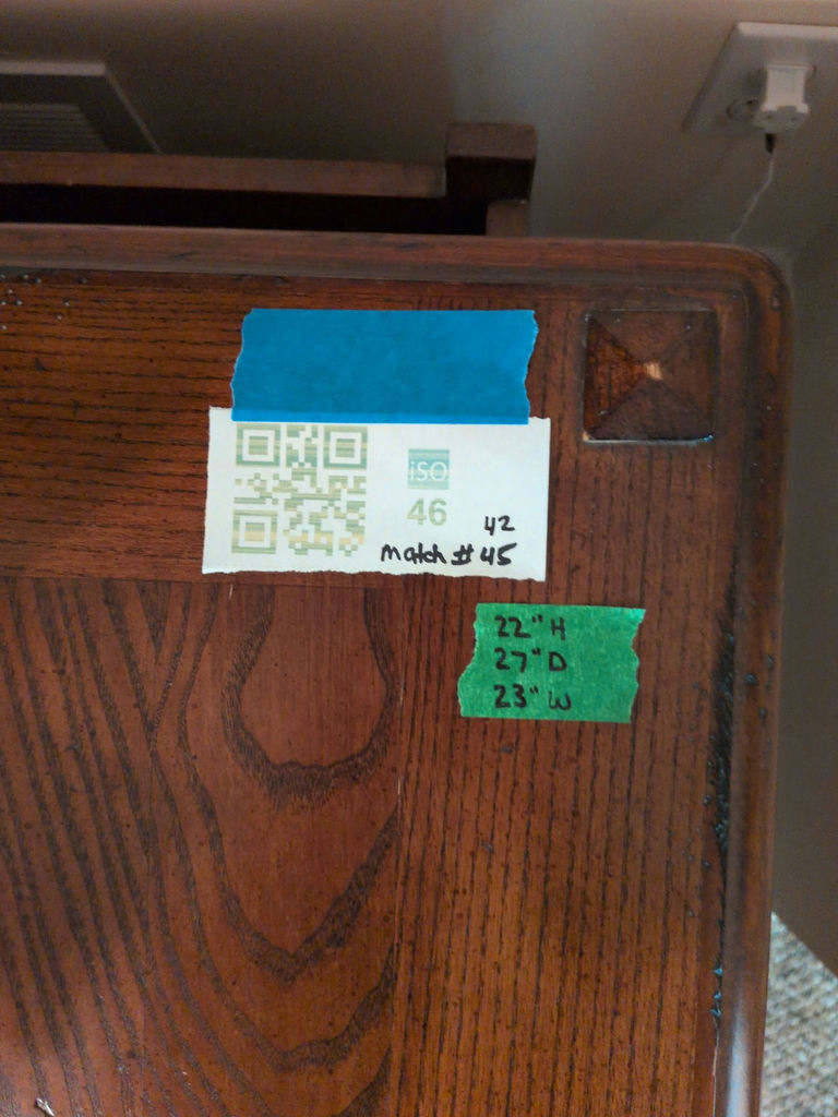 Wooden End Table with Drawer and Cabinet - image 2 of 6
