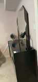 Black Dresser with Attached Mirror - thumbnail 4 of 5