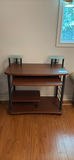 Computer Desk with Glass Shelves - thumbnail 5 of 5