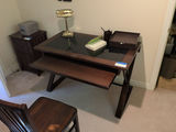 Wood and Glass Office Desk - thumbnail 4 of 5