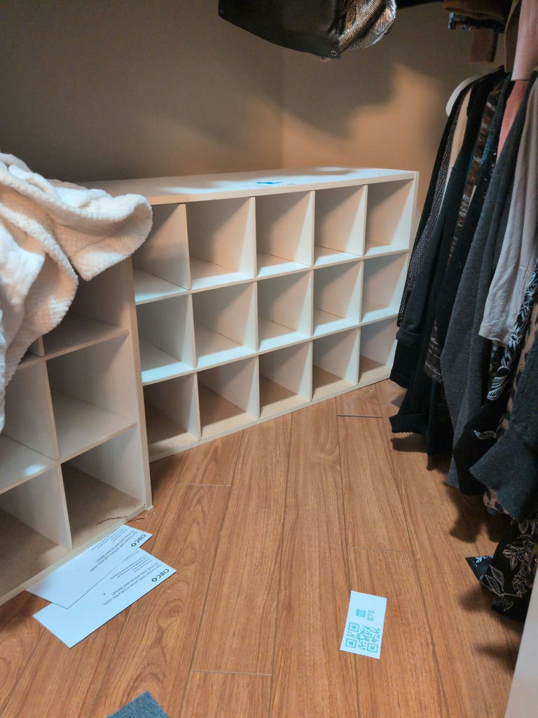 White Cubby Storage Shelf - image 2 of 4