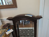 Dark Wood Framed Wall Mirror - thumbnail 3 of 5