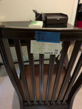 Dark Wood Slat-Back Chair - thumbnail 3 of 9